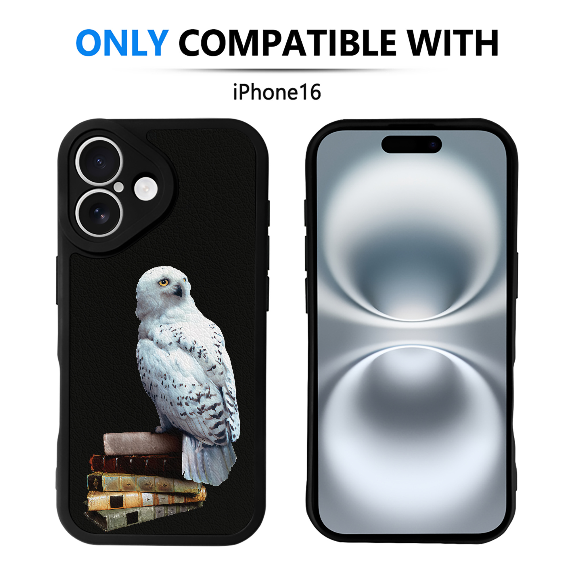 （画像用） Harry Potter ハリー・ポッターシリーズ 【iPhone 16シリーズ対応】シリコンスマホケース（レザー調） 材質：シリコン